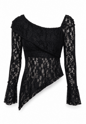 Dynamic Scarlet Lace Top