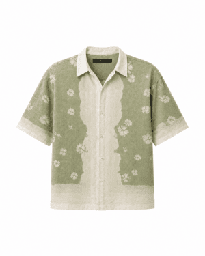 Vamous Floral Textured Resort Shirt