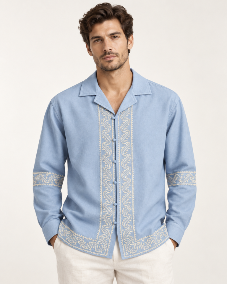 Vamous Heritage Embroidered Shirt