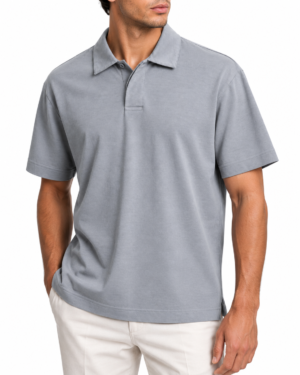 Vamous Essential Relaxed-Fit Polo Shirt