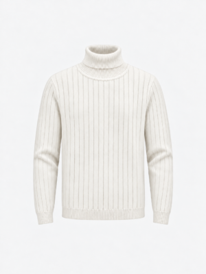 Dynamic Wide Rib Turtleneck