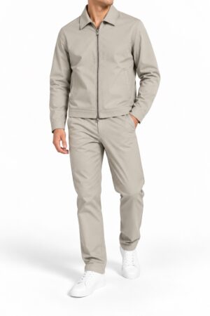 Vamous Minimalist Zip-Up Set