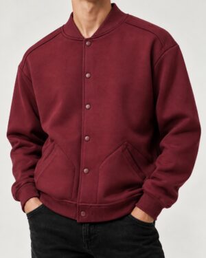 VAMOUS Snap Bomber Jacket