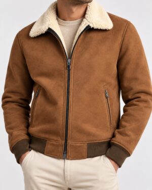 Vamous Sherpa Aviator Jacket