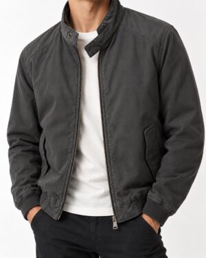 Vamous Washed Harrington Jacket