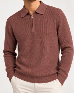 Vamous Riviera Zip Polo