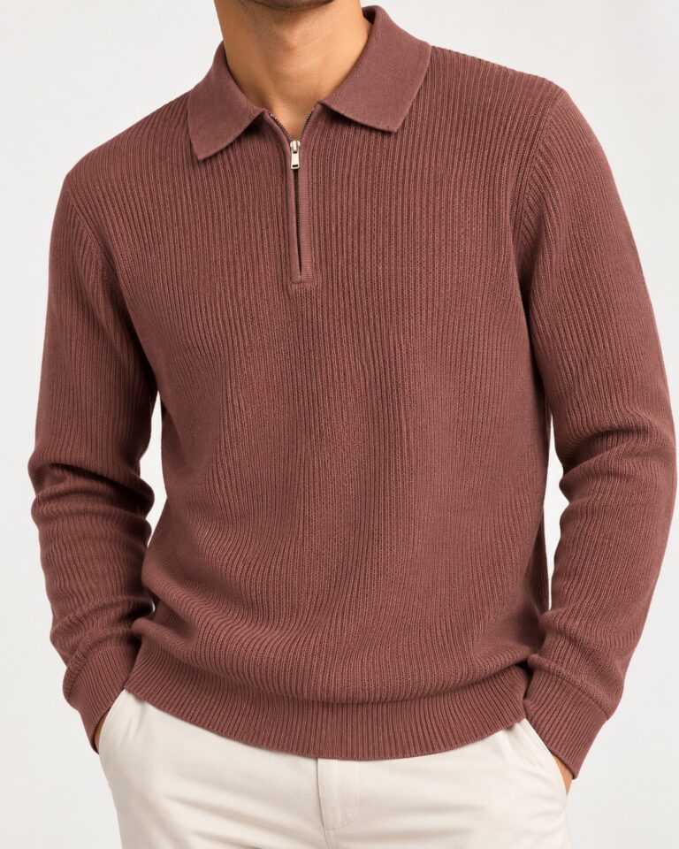 Vamous Riviera Zip Polo
